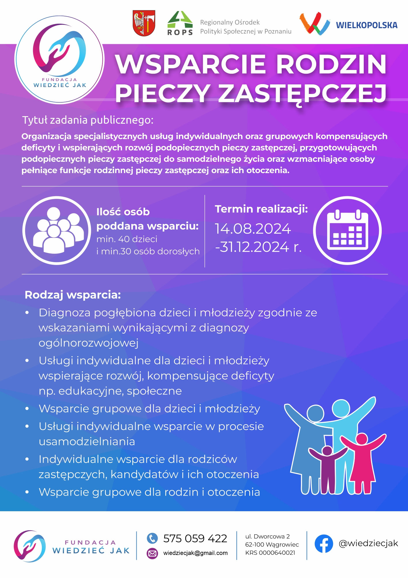 WSPARCIE RODZIN W PIECZY ZASTĘPCZEJ